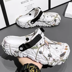 Men Slippers Camouflage Platform Outdoor Summer Clogs Shoe Women Beach Sandals Male Soft EVA Indoor Home Slides Lover Flip Flops