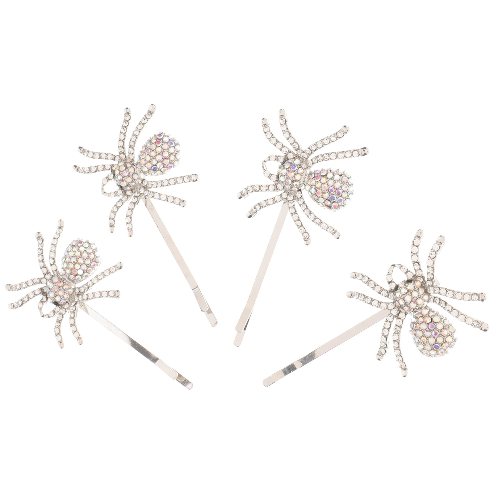 

2 Pairs Funny Hair Clip Stunning Accessories Halloween Clips Women Decorate Charming Decorative Hairpins Zinc Alloy Cute Spider
