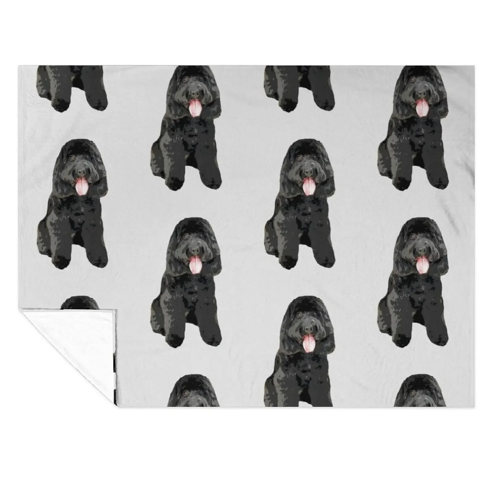

Cockapoo Cockerpoo Black Cutie Doodle Dog Throw Blanket Luxury St Retros Bed Plush Blankets