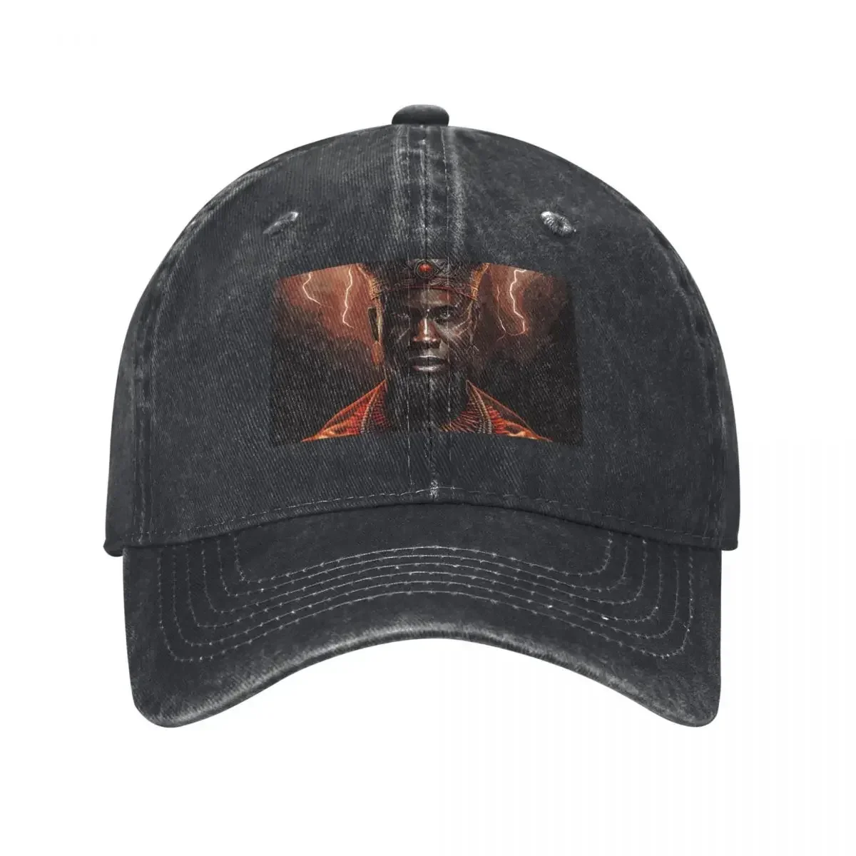 

Shango of Lightning Baseball Cap Big Size Hat fashionable Anime Hat custom caps Men's Hats Women's