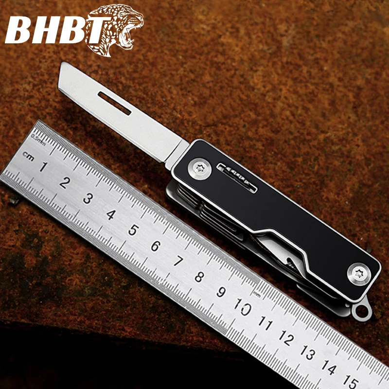 12 in 1 EDC Multi Tools Multifunction Unpack Knife Scissors Screwdriver Folding Camping Tool Outdoor Survive Clip Sharp Cutter