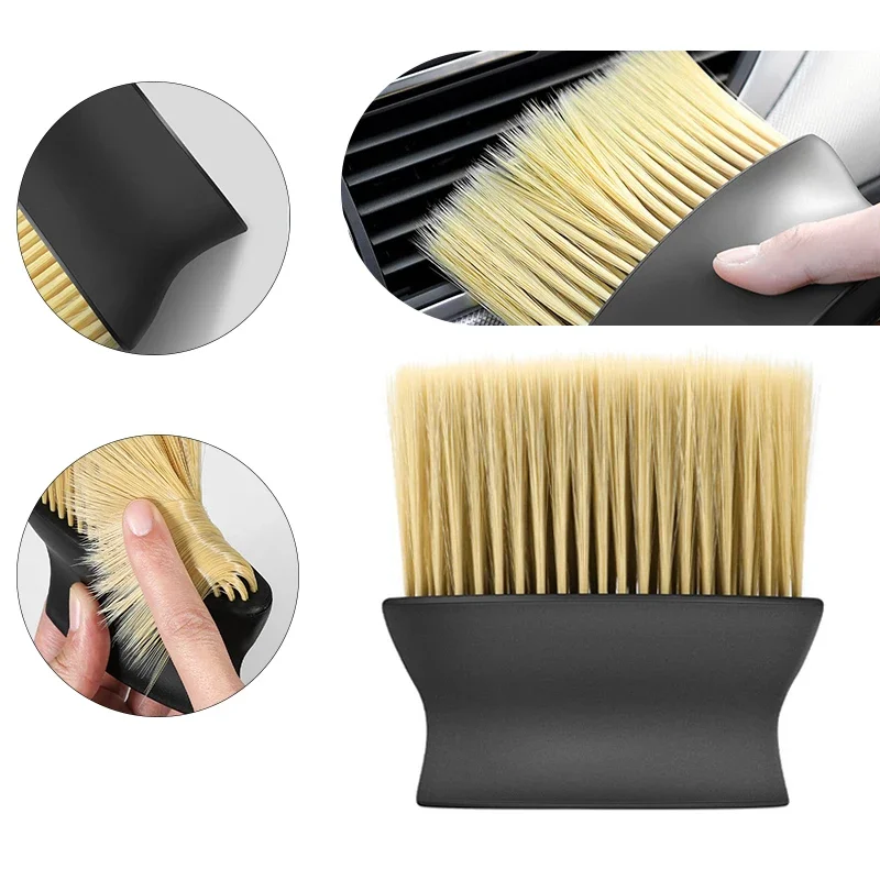 

1 PCS Dust Removal Brush Air Conditioning Outlet Car Wash Dust Collector Large Brush with Good Elasticity Cleaning Accessories