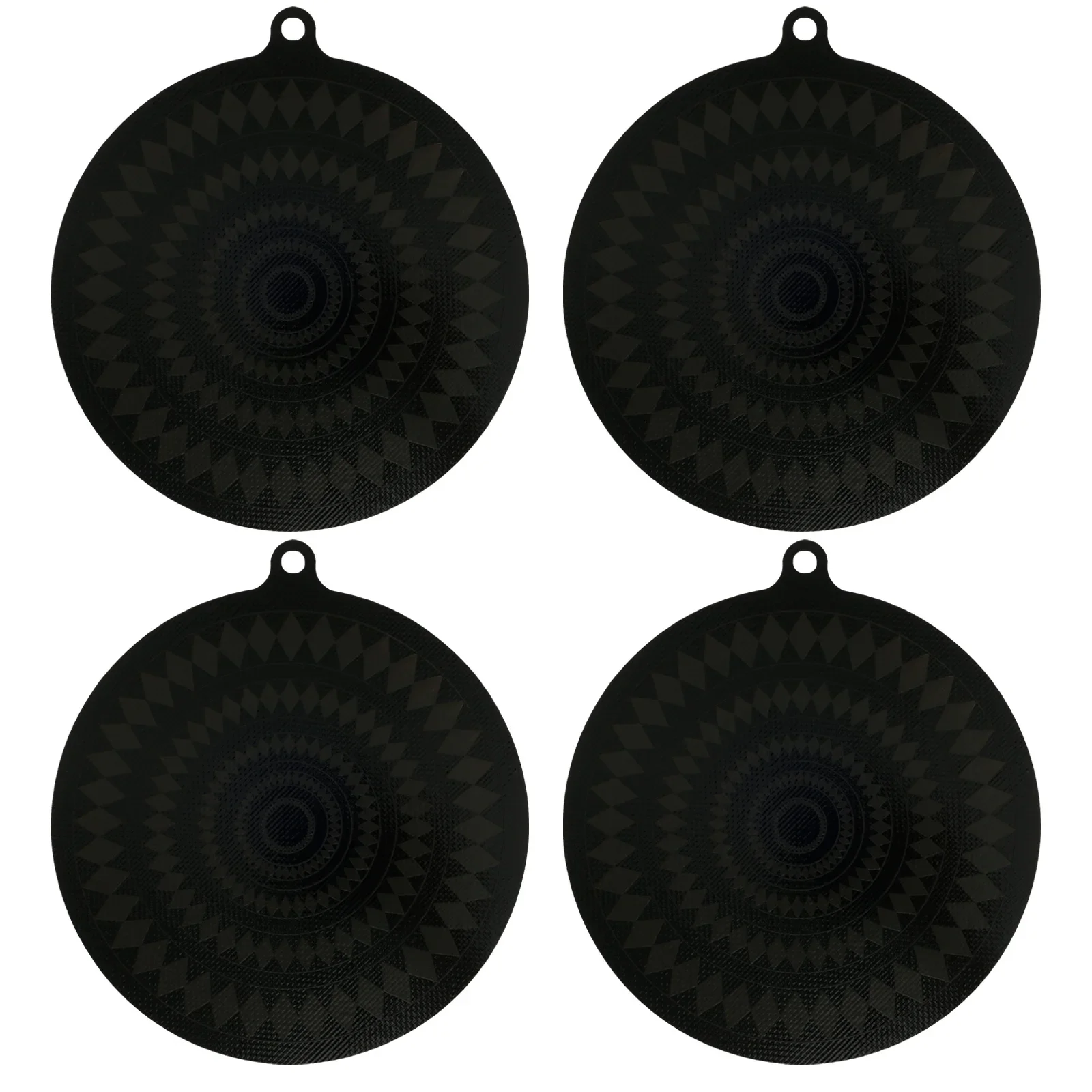 

4PCS Induction Cooktop Mat Silicone Thermochromic Induction Cooktop Protective Cover Heat-resistant Cooktop Scratch Protector