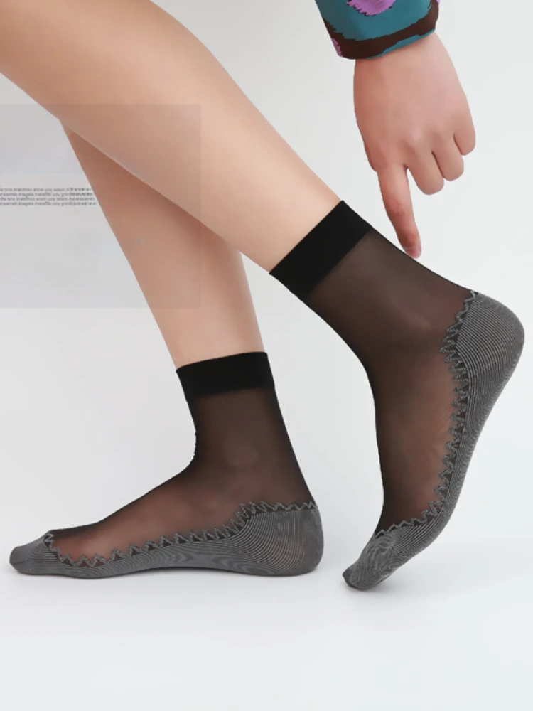 Осенние эластичные тонкие носки для беременных