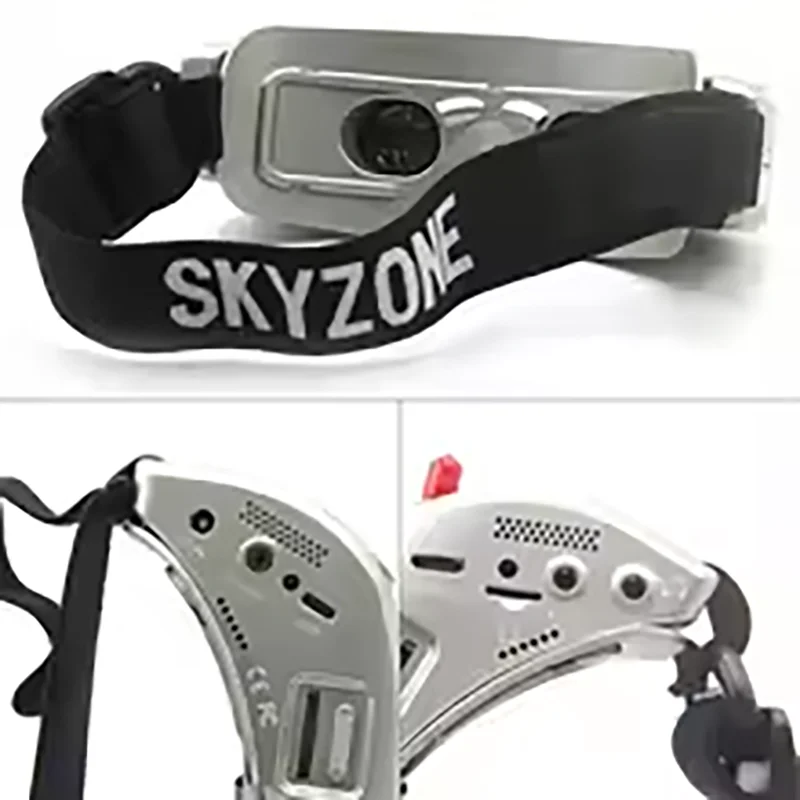 SKYZONE – sangle de tête pour lunettes FPV, installation rapide, boucle sécurisée, sangle pour lunettes vidéo pour Drones de course et quadrirotor RC, pièces de rechange