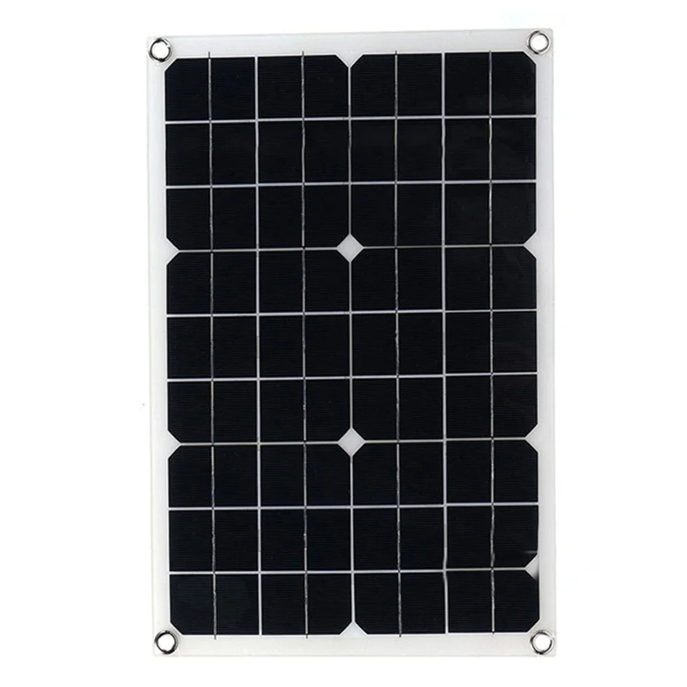 18V Flexible Solar Panel Kit High Conversion Rate Charging Power Source For RV Boat Cabin Motorhome Caravan Camper Trailer