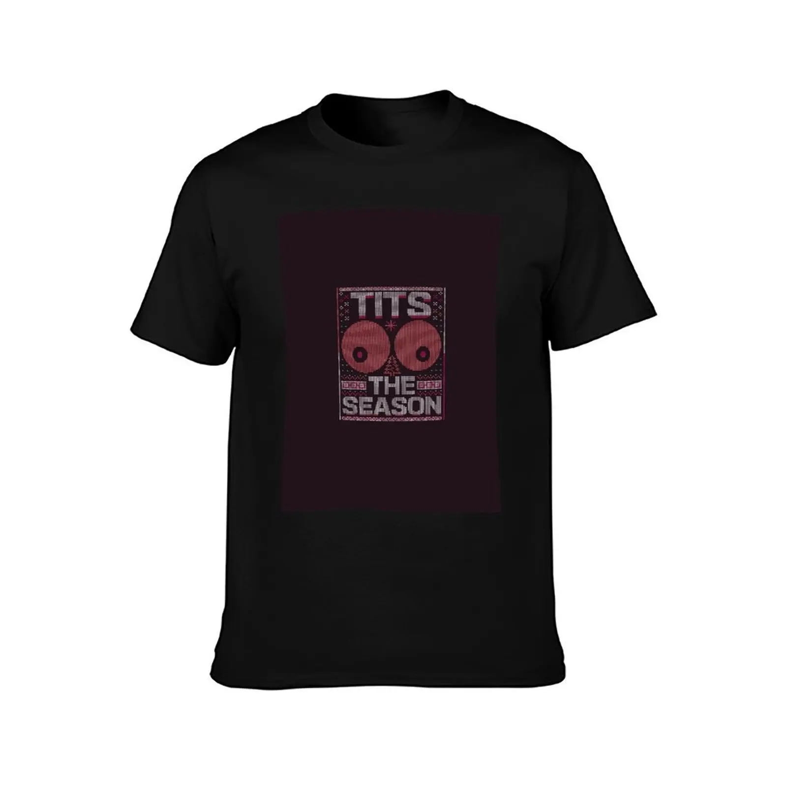 Tits The Season Naughty Christmas Ugly Christmas Sweater Inappropriate Christmas Gifts T-Shirt
