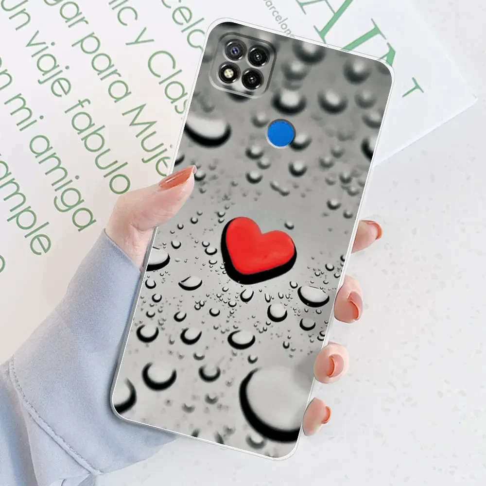 For Xiaomi Redmi 9C Case For Redmi 9C NFC Marble Transparent Silicone Soft TPU Case For Redmi 9C Redmi9C NFC Cover Bumper Back