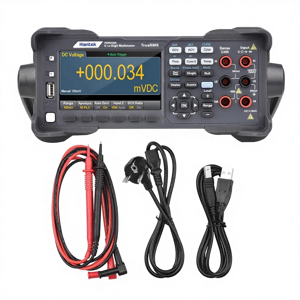 HDM3055/A/B/H/S Digital Desktop Multimeter High Accuracy 5 1/2 30 KS/s Data Acquisition True  Temperature Professional