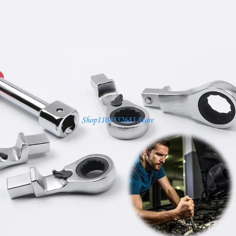 Y6GD Ratchet Wrench Drive Ratchet Socket Flexs Head Head Sanners Fool