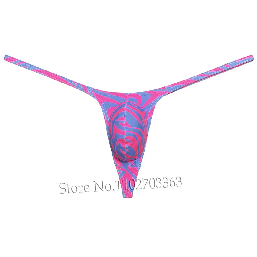 Bikini Briefs Men's Underwear String Beachwear Sexy G-String for Man Swim Thong Contour Pouch Bodybuilding Posing Tangas Beach