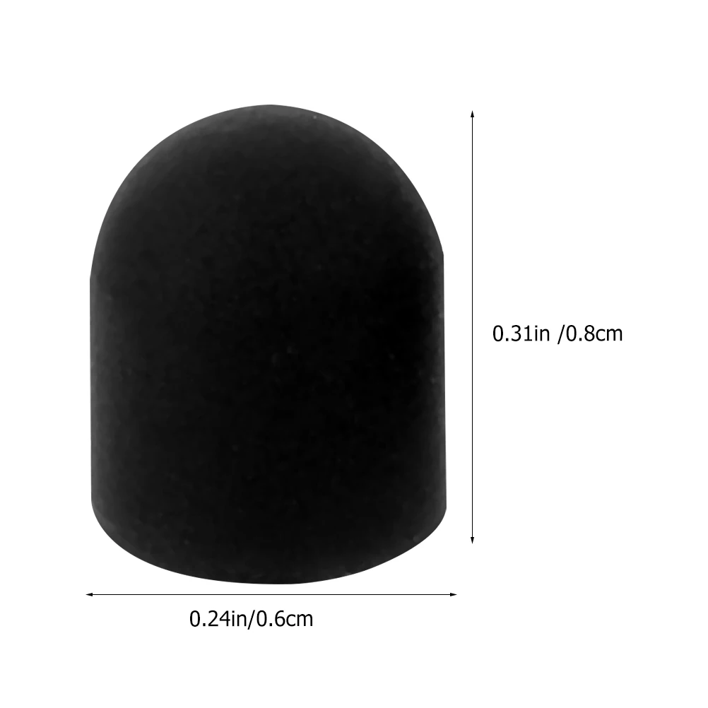 30 قطعة من رؤوس القلم لأجهزة شاشة اللمس القلم نصائح مطاطية طويلة الأمد تحسين حساسية اللمس لا توجد أدوات للتركيب #2