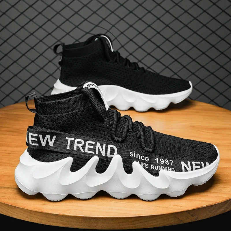 

Summer Men shoes sneakers fashion breathable platform running shoes men mesh sport light unisex women casual vulcanize shoes man