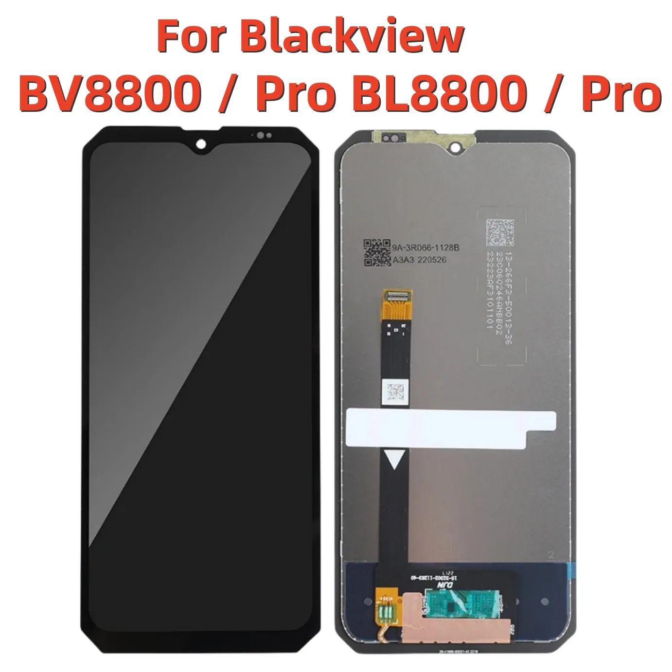 

6,58 дюймов оригинальный новый для Blackview BV8800 BL8800 сенсорный экран + 2400x1080 BL8800 Pro ЖК-дисплей дигитайзер в сборе с рамкой
