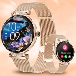 LIGE Fashion Woman Smartwatch AMOLED HD Screen Watches Women Heart Rate Blood Pressure Monitoring Health Smart Watch Android iOS