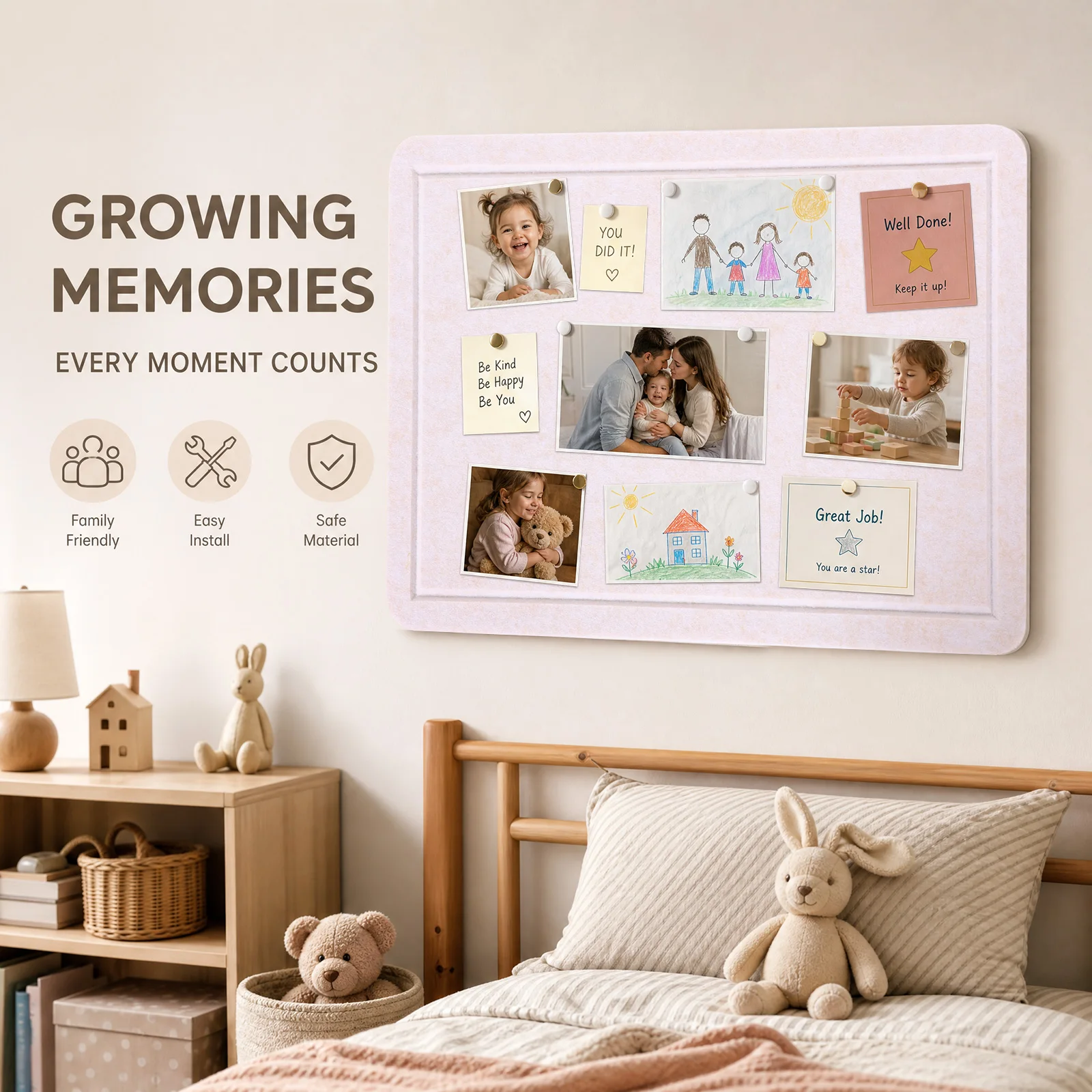 Weiche Filz-Pinwand, Selbstkle – Bulletin Board Cork Bewertung und Preis