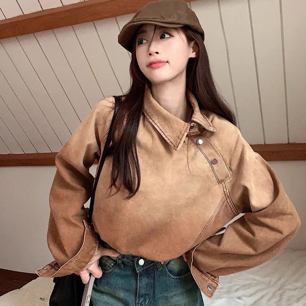 Harajuku Spijkerjack Dameskleding Streetwear Y 2K Crop Tops 2024 Casual Fashion Koreaanse Jeans Jas Gradiënt Pullovers Outwear