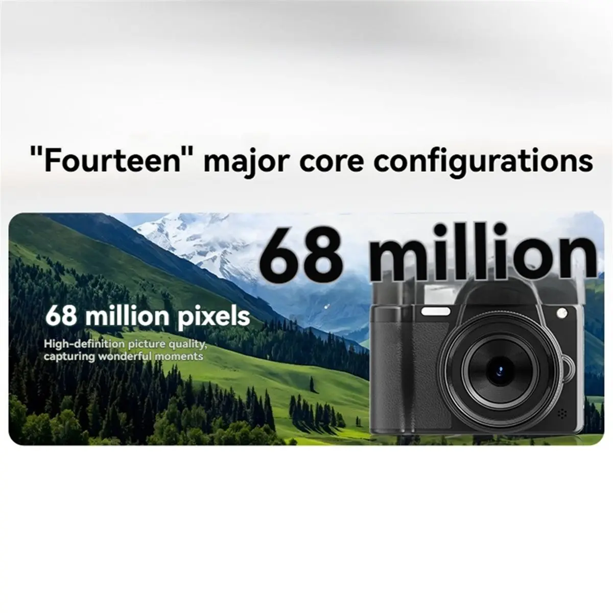 26pnew-4k-68mp-digital-camera-16x-zoom-autofocus-photography-camera-rotary-viewfinder-with-fill-light-vlogging-camera