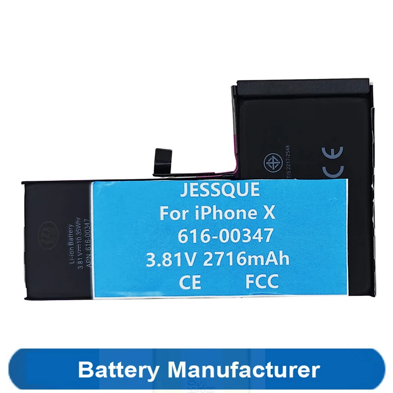 Applicable 2716mAh 616-00347 Battery For iPhone X For Apple Mobile Phone
