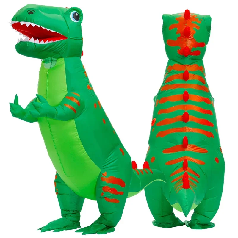 Coslan Adult Mascot Dinosaur Inflatable Costume Funny Carnival Halloween Party Cosplay Costumes Suit T-Rex Role Play Disfraces
