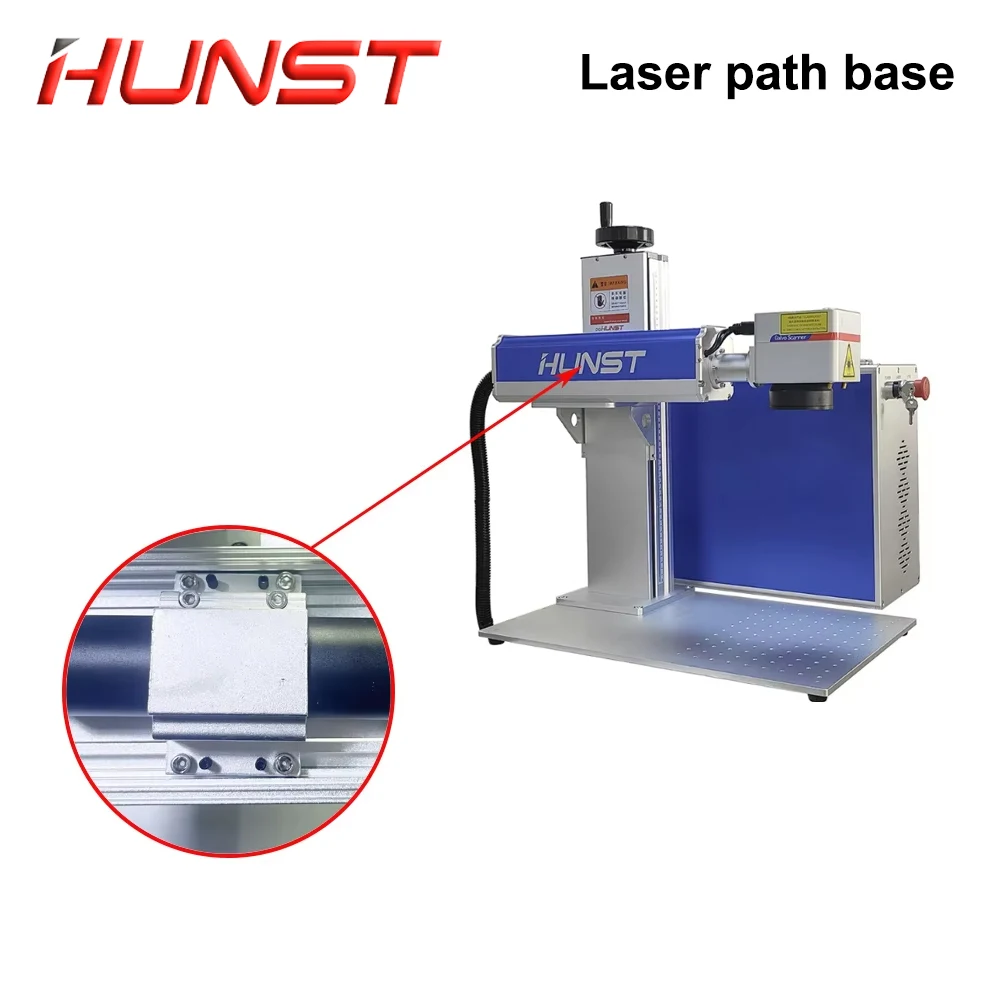 مشابك رأس الليزر HUNST، أجزاء رأس الليزر بقاعدة مسار الليزر، مناسبة لآلات الوسم بليزر الألياف #4