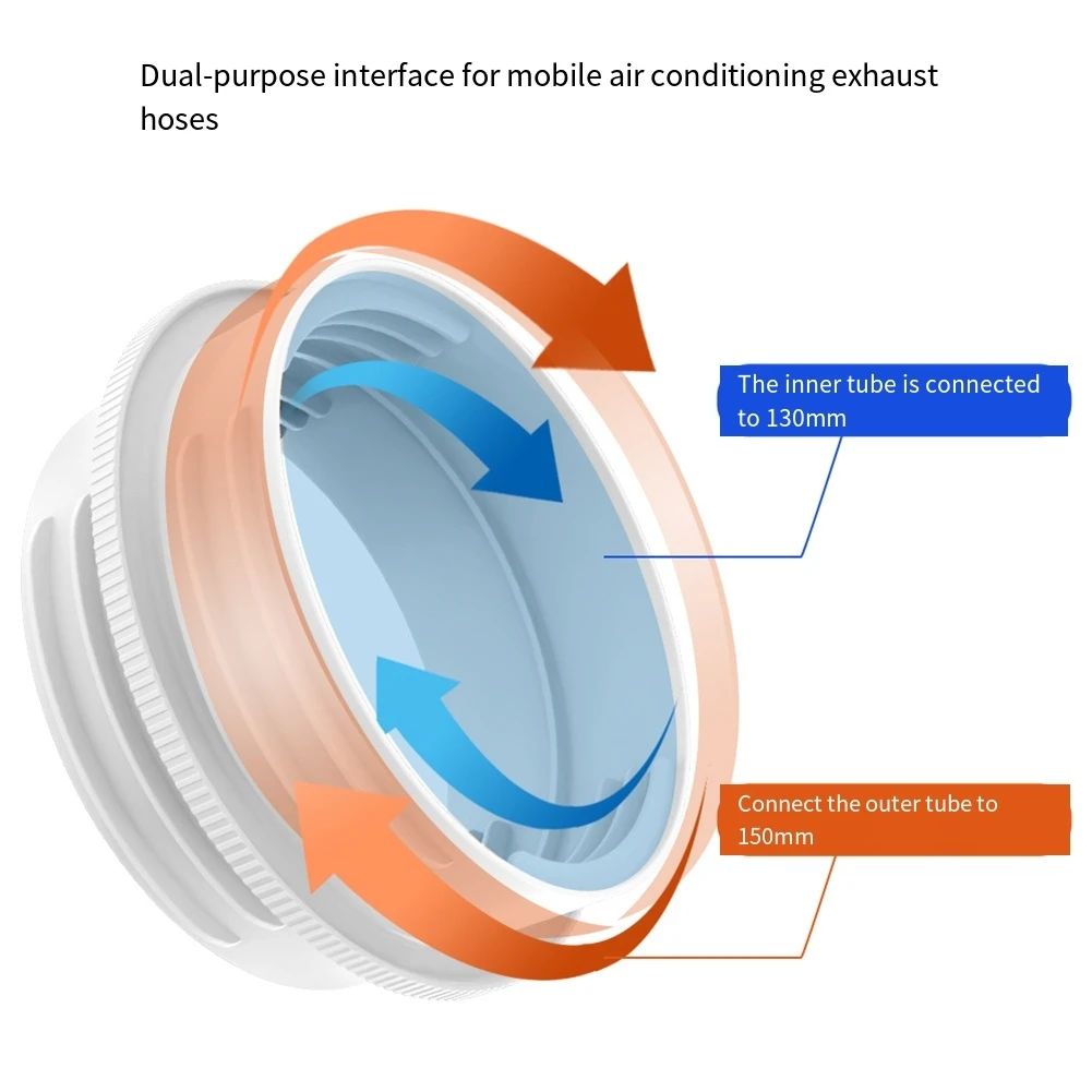 For Efficient Air Circulation Air Conditioning Connector Inner Diameter 130 Mm Inner Diameter 130 Mm Outer Diameter 150 Mm