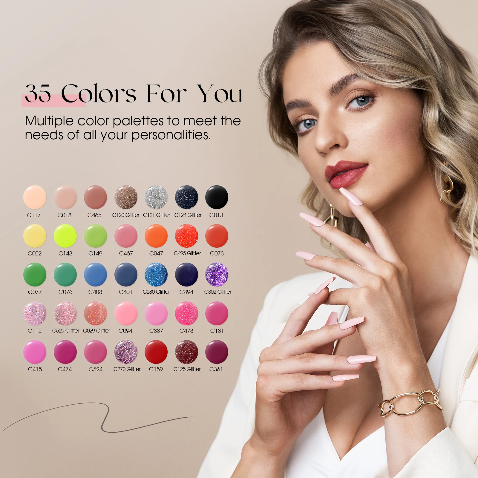 ROSALIND couleurs brillantes ensemble de Gel pour ongles Kit de vernis Gel semi-permanent hybride tremper le vernis à ongles 35 couleurs coffret cadeau