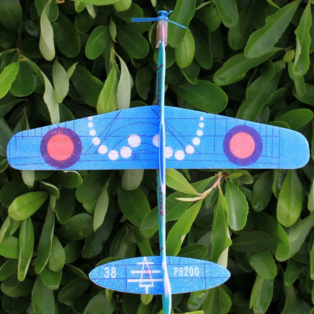 

24pc 3D Assembling Aircraft Compact Design Non Remote Control Toy Kids Gift Puzzle Model Plane DIY Handmade Small Glide