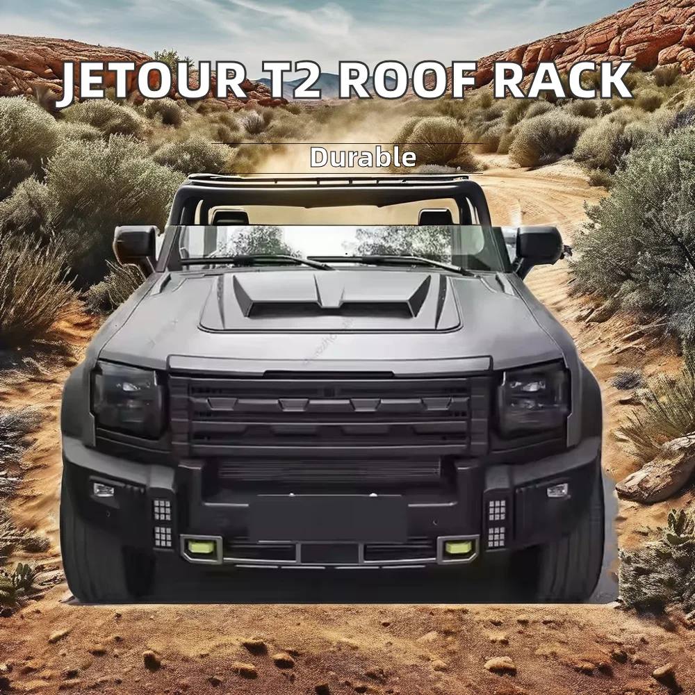 Jetour Traveler T2 سقف رف أمتعة منصة ABS توسيع سلم حقيبة حالة جديدة ضبط أجزاء ملحق الوفير نوع