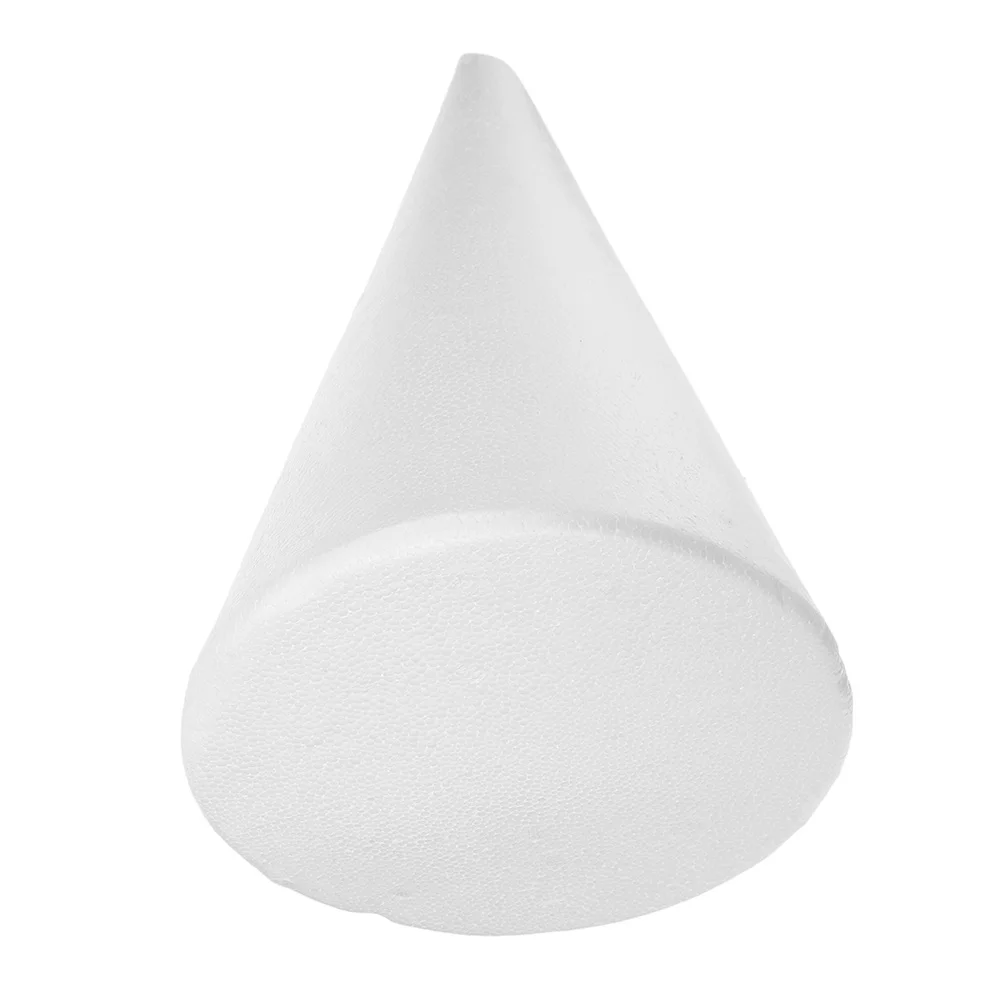 

White Polystyrene Foam Cones: Foam Cones For Diy Arts And Crafts Christmas Tree Craft Supplies Table Centerpiece Project