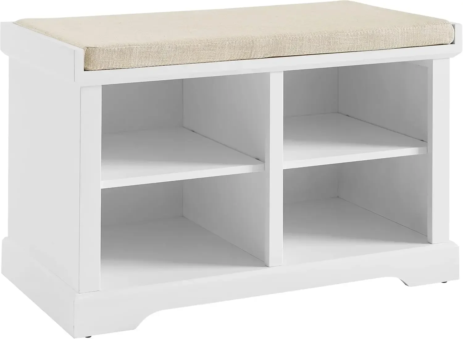 Crosley Furniture Anderson Entryway Storage Bench, White