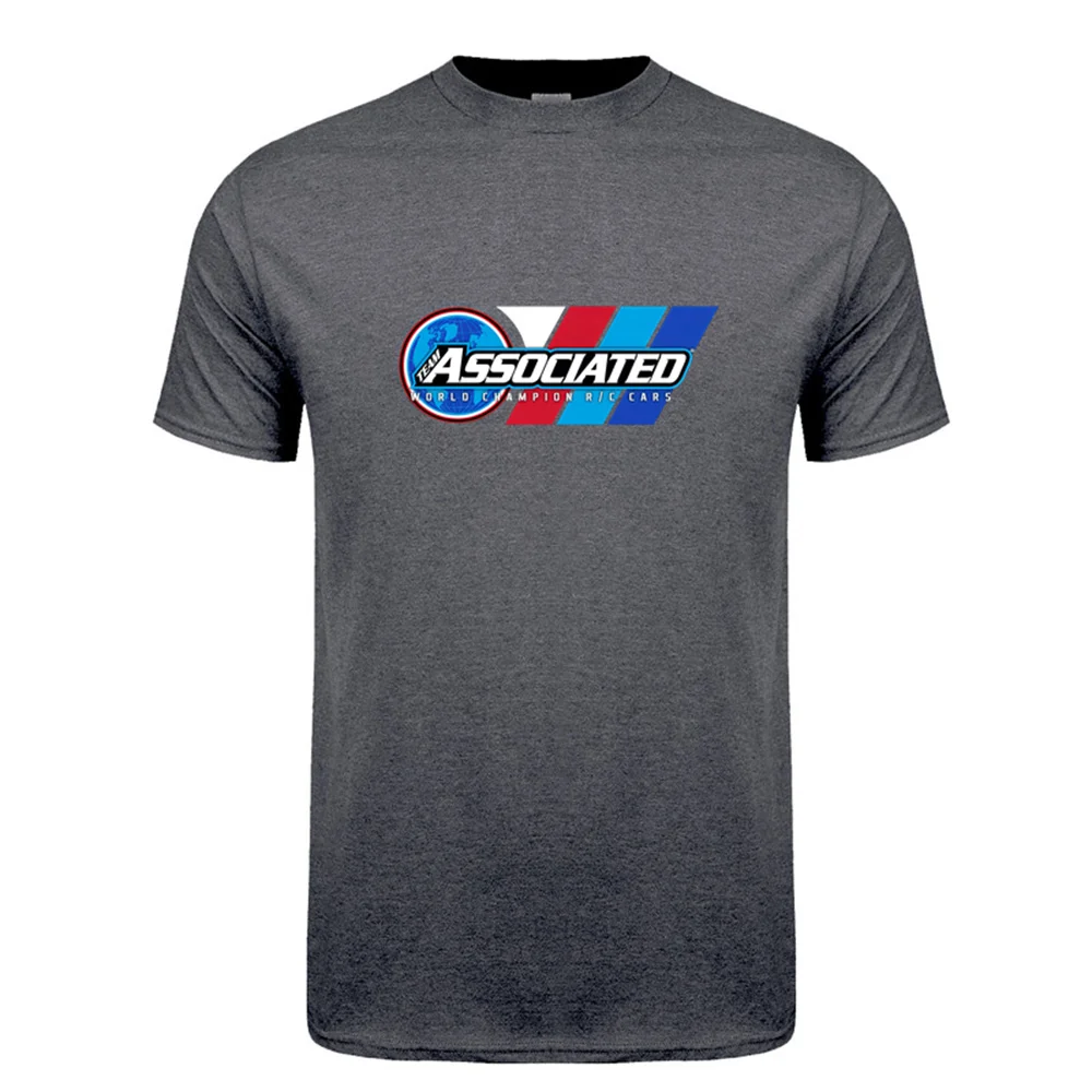 Rc Team Associated T Shirt Summer Cool Men Cotton Short Sleeve Team Associated Tshirts Gift Man Tee Tops DZ-027