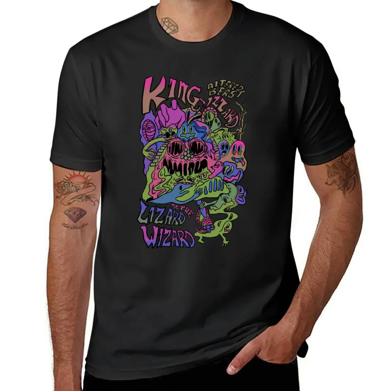 King Gizzard and The Lizard Wizard - Altered Beast T-Shirt anime summer tops animal prinfor boys quick drying mens t shirt