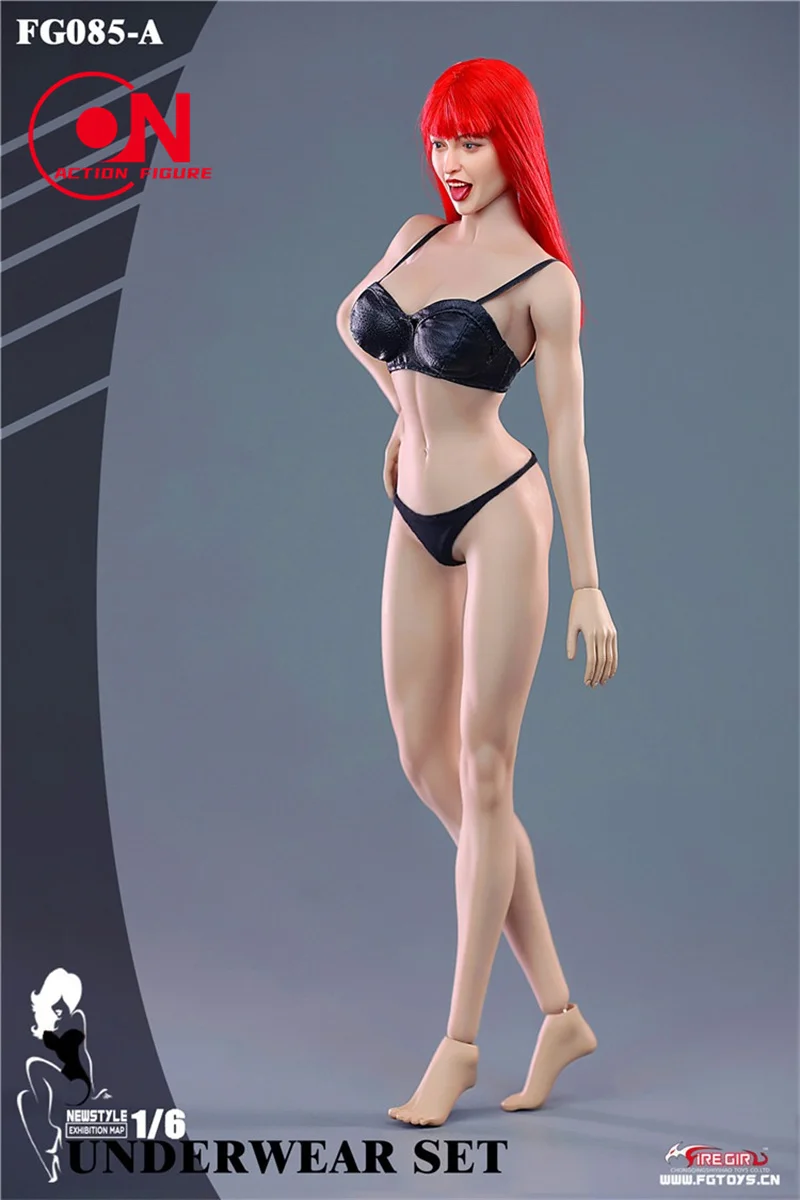 Fire Girl Toys FG085 1/6 Scale Sexy Female Bra Underwear Suit Corset Thong Set Accessory for 12 inch Action Figure Body