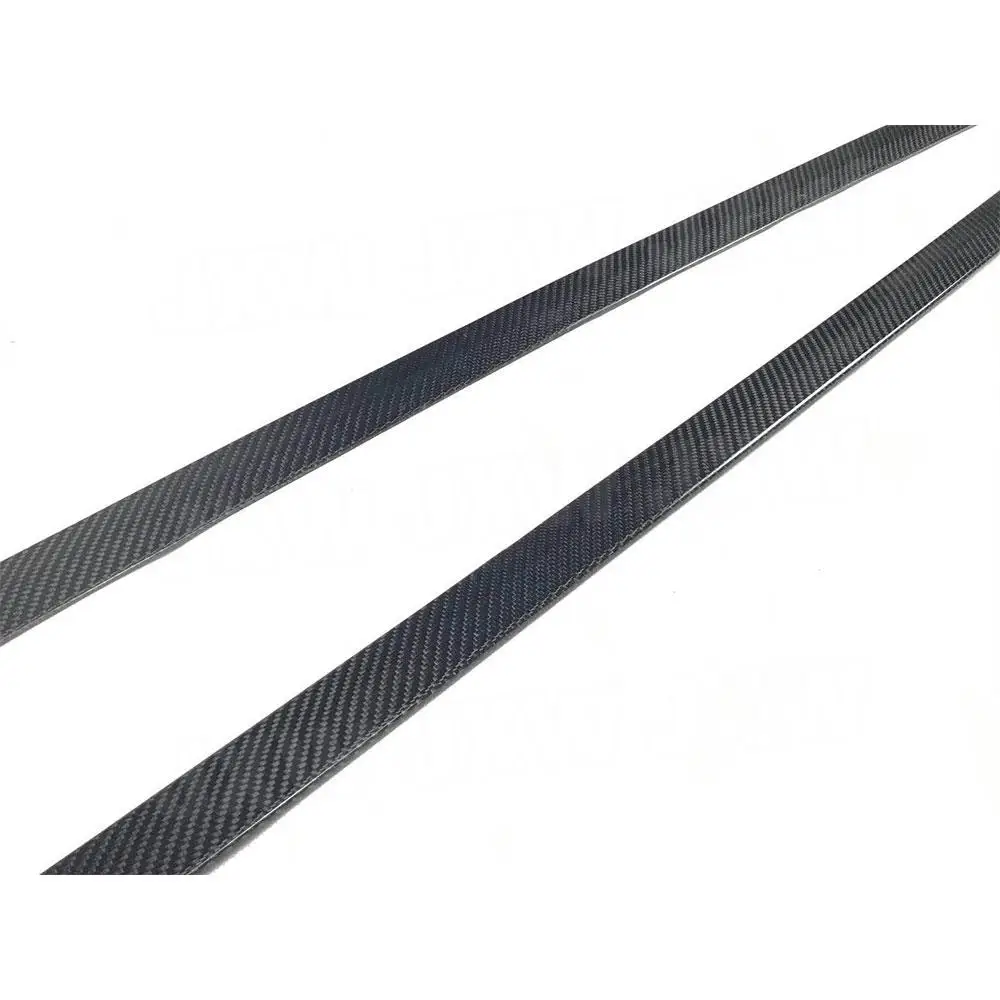 Carbon Fiber Side Skirts Door Flaps Blade for Audi A3 Sline S3 RS3 Sedan 4 Door 2017 2018 2019 Fender Aprons Car Styling FRP