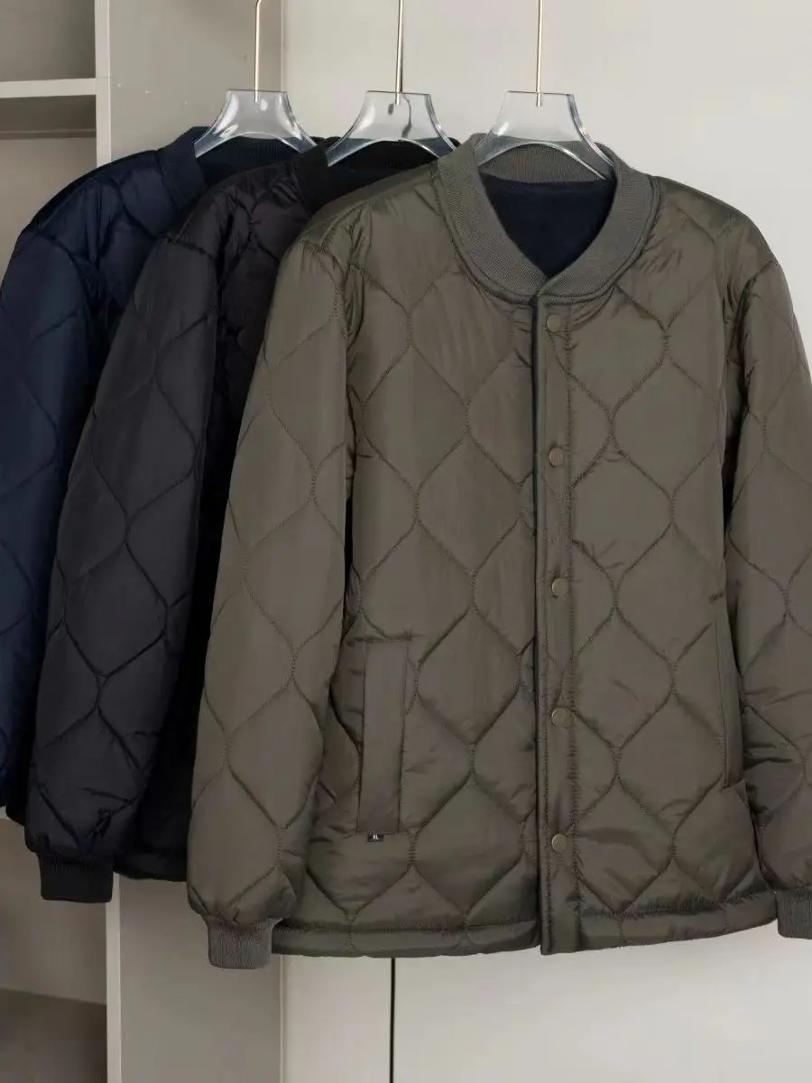 

Утепленная мужская хлопковая куртка Thiened Fce 2025: Новинка осенне-зимнего сезона, утепленная хлопковая куртка для мужчин среднего возраста, особо устойчивая к холоду