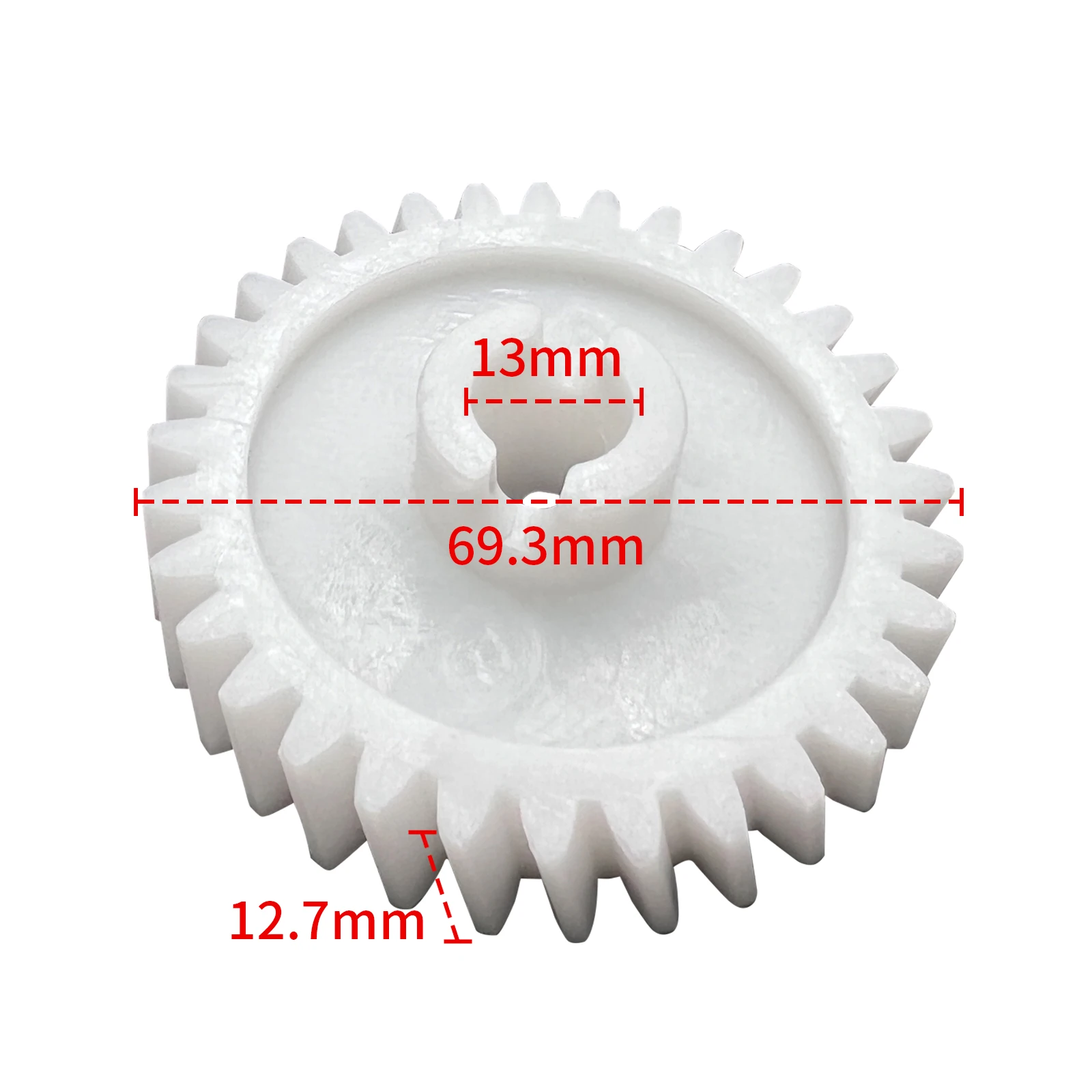 For Liftmaster 2PCS 41A2817 32 Teeth Drive Gear White Gear for Garage Door Opener Drive 41A2817 41C4220A Part Replacement