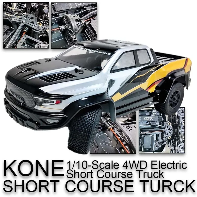 KKPIT KONE K1 RC samochód 1/10 zdalnie sterowany samochodów wspinaczkowy 4WD zdalnie sterowany Off-samochód Model elektryczny zabawkowe samochody Rc