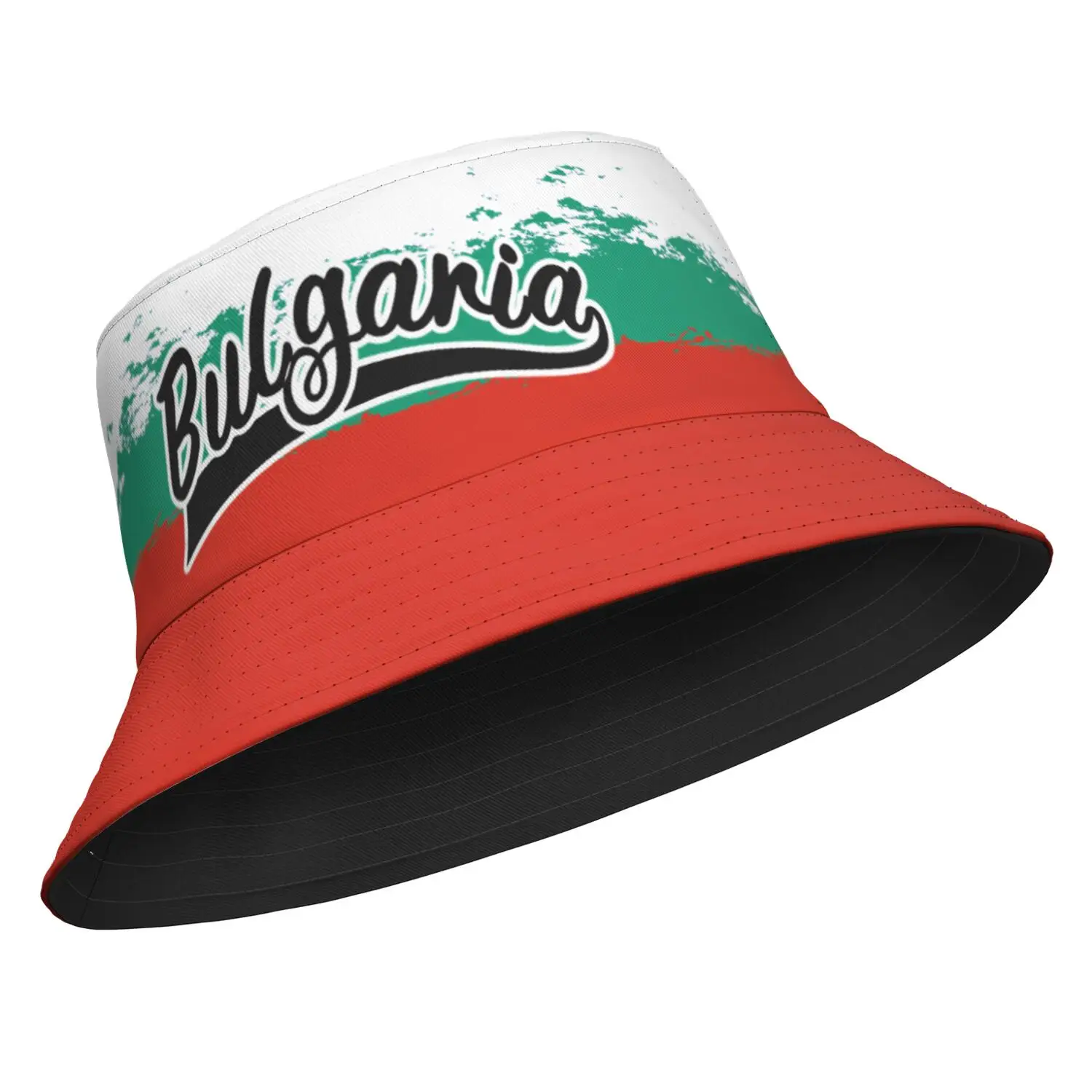 Bulgaria Fisherman Hats Free Custom Made Name Number Team Logo Bucket Cap Country Travel Bulgarian Nation Flag Headgear