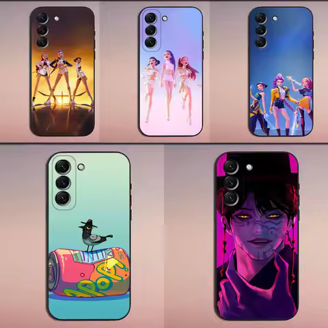 Kpop D-Demon H-Hunters Phone Case For Samsung Galaxy A20,A21s,A22,A31,A32,A52,A53,A72,73,A80 Soft Black Cover
