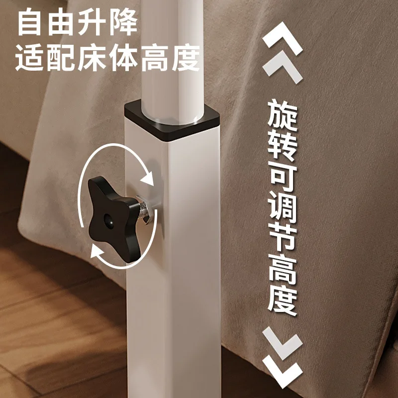 Premium Bedside Table Removable Bed Computer Small Table Bedroom Lifting Study Desk Home Notebook Folding