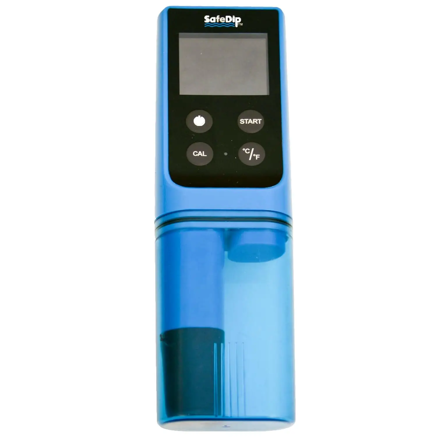 Solaxx MET01A SafeDip Digital Test Meter for pH, Chlorine, Salt and Temperature Blue