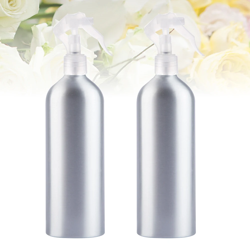 2 pçs garrafa de pulverizador de alumínio 200ml capacidade viagem portátil recarregável reutilizável pulverizador água névoa atomizador dispensadores garrafa