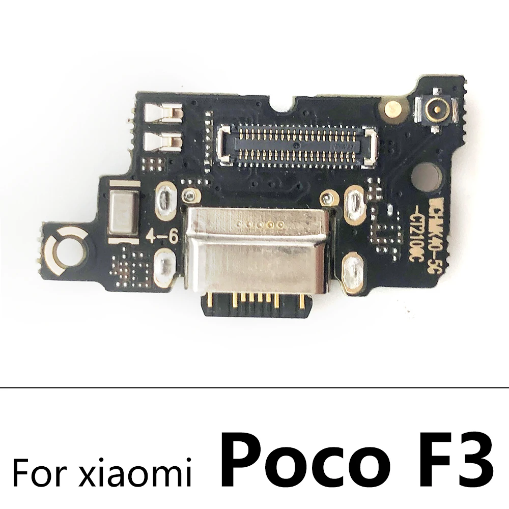 USB Type C Charger Charging Port For Xiaomi Poco F1 F2 Pro M3 F3 X2 X3 Pro NFC Dock Connector Microphone Board Flex Cable