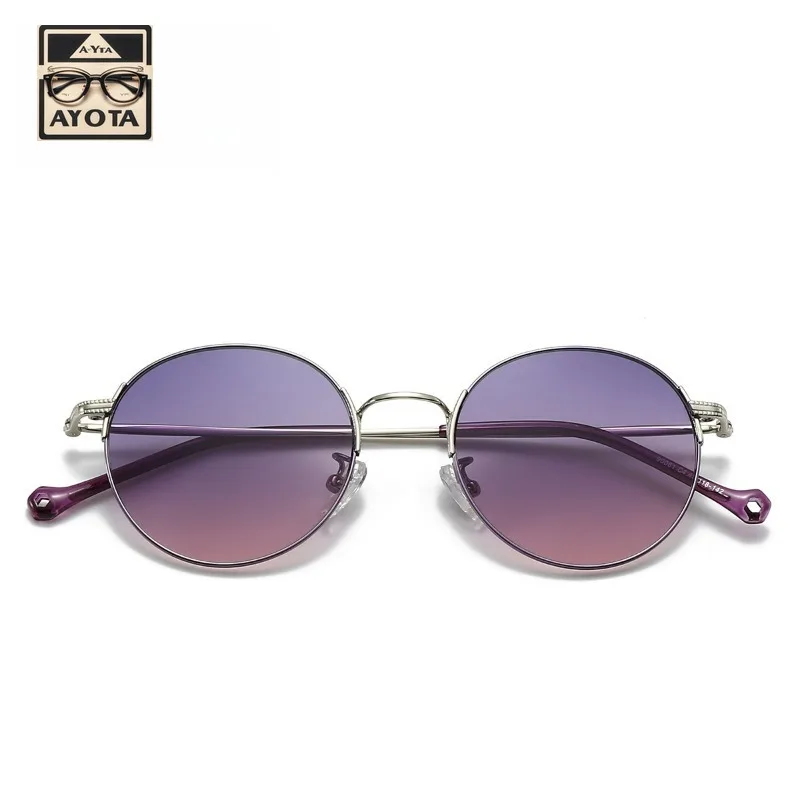 

New Ultra Light Circular Metal Polarized Sunglasses for Women Designer Brand Personalized and Fashion UV400 Men's SUNGLASSES