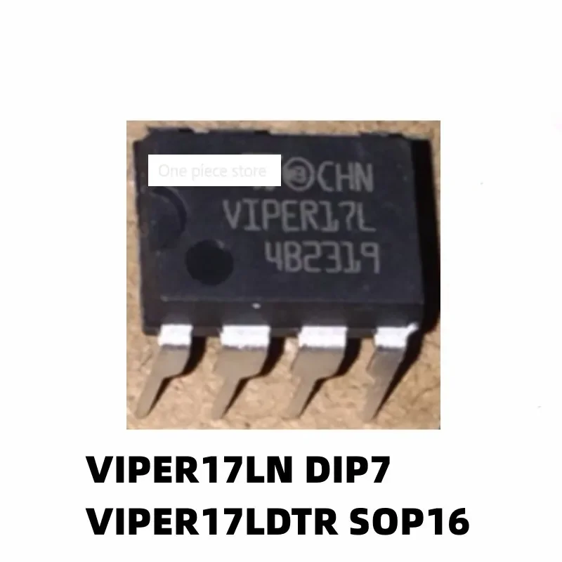 5 uds VIPER17L VIPER17LN en línea DIP7 VIPER17LDTR SOP16 parche