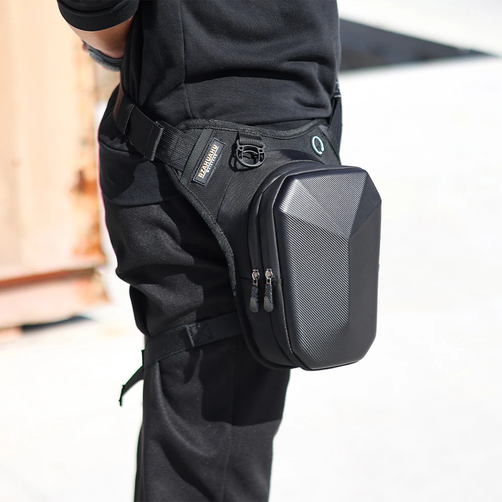 

Drop Leg Bag Crossbody Shoulder Purse Waterproof Motorcycle Tank Bag Motorcycle Waist Pack for Men Women Cycling Hiking Climbing