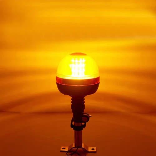 Imagen 2 del producto Luz de advertencia giratoria LED para camión Tractor John Deere, lámpara estroboscópica de emergencia Flexible ámbar intermitente, baliza forestal
