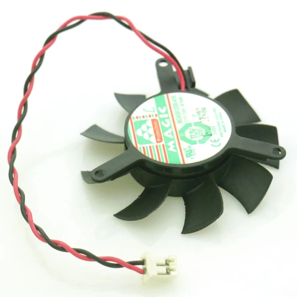 

MAGIC MGA5012XR-A10 MGA5012XF-A10 0.19A 45mm 39*39*39mm Video Fan For NVIDIA Graphics Video Card Fan 2Pin
