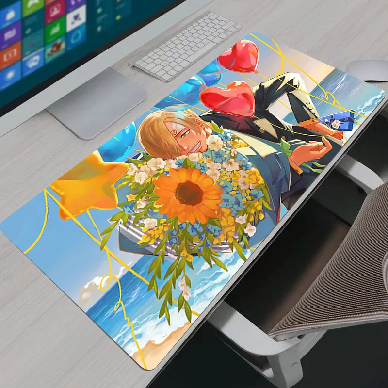 

Mouse Pad Notbook Gamer Large Keyboard NonSlip Rubber Computer Carpet Desk Mat PC Gamer One Piece Sanji MousePad Youth Gifts